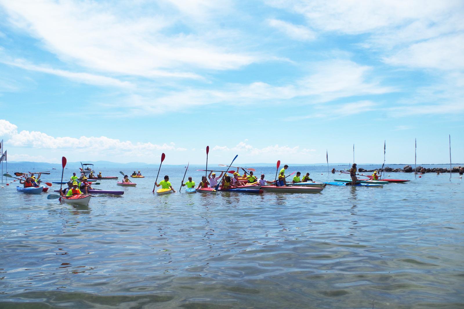 In canoa da Marina Nova a Marina Julia, successo per lo sport integrato a Monfalcone